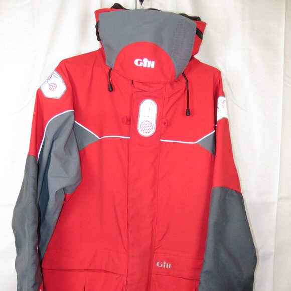 Gill OS4 Offshore Atlantic Jacket Sailing Boating Marine Coat Red Mens XL OS4J - Picture 1 of 16